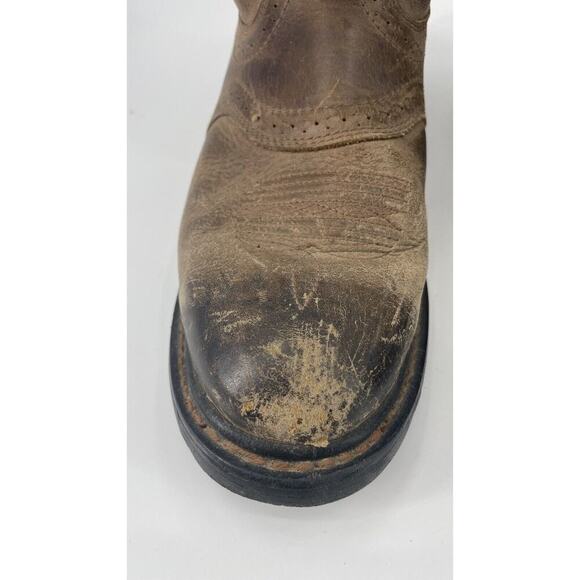 Ariat Challenger Men's 9.5D Western Cowboy Boots 10002504 Brown Rodeo Rancher - Picture 4 of 16